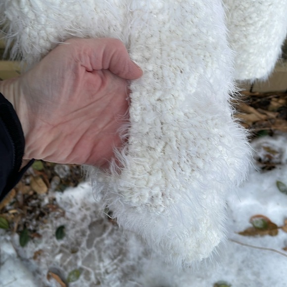 LA Hearts Pacsun Fuzzy Cardigan open pockets M - Picture 6 of 9